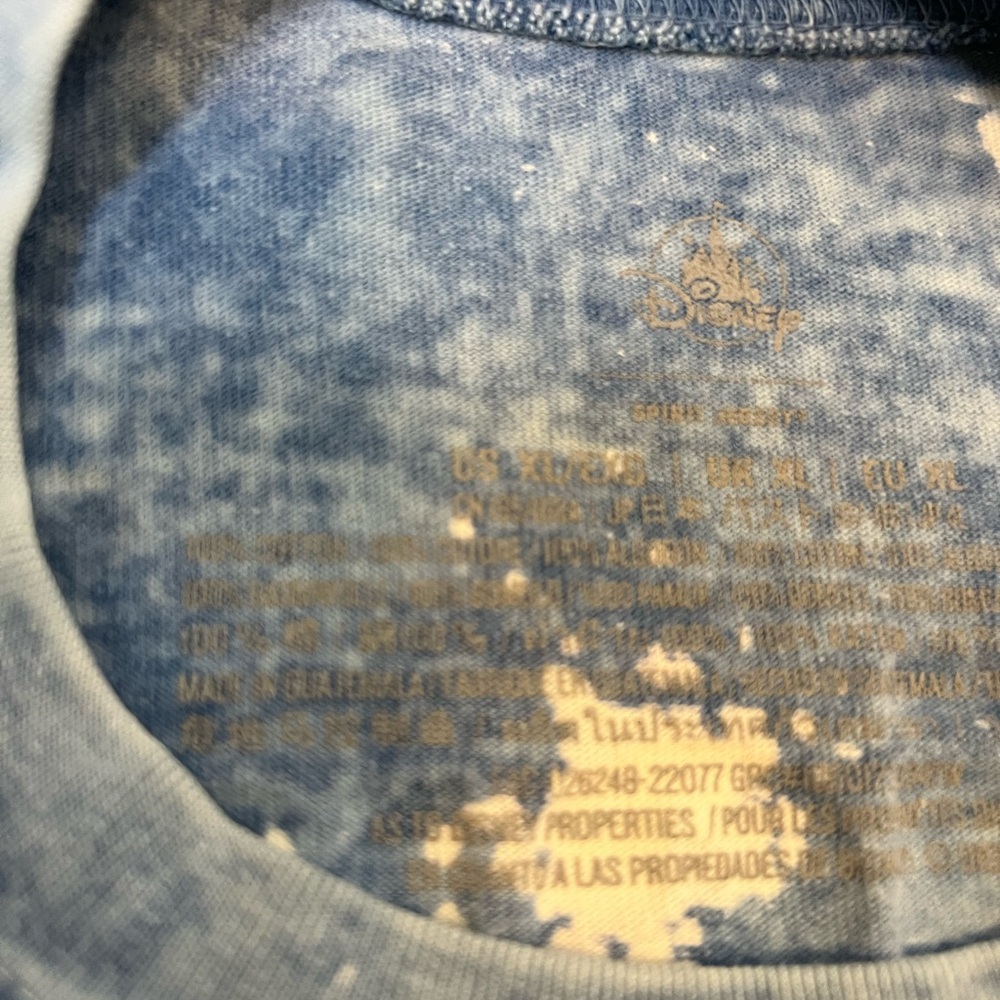Walt Disney World Denim Look/Bleach Splatter Spirit Jersey - Picture 12 of 12
